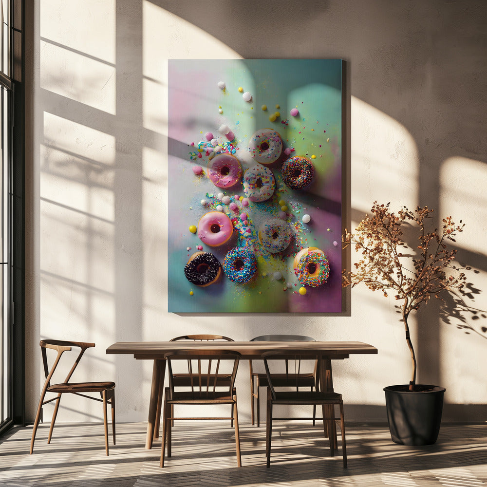 Donut-Traumlandschaft | Leinwand