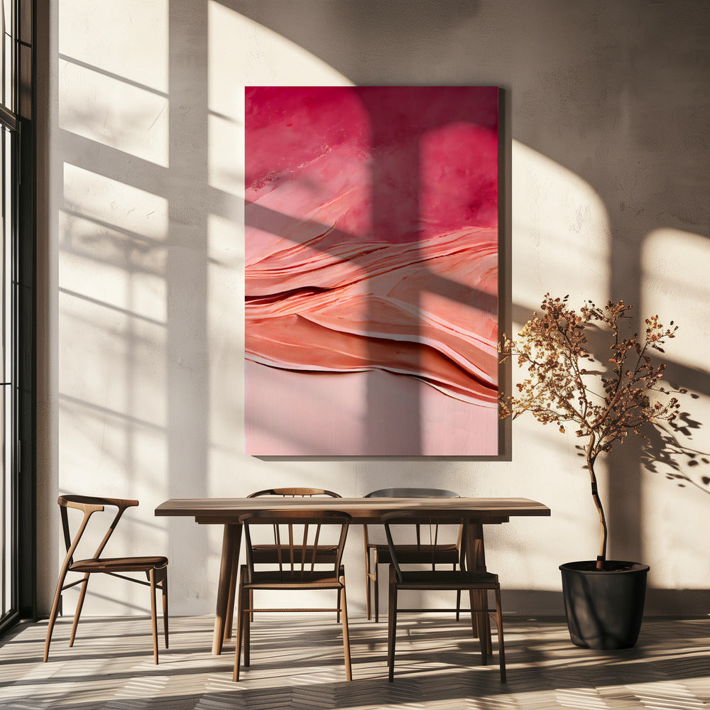 Crimson Dunes | Leinwand