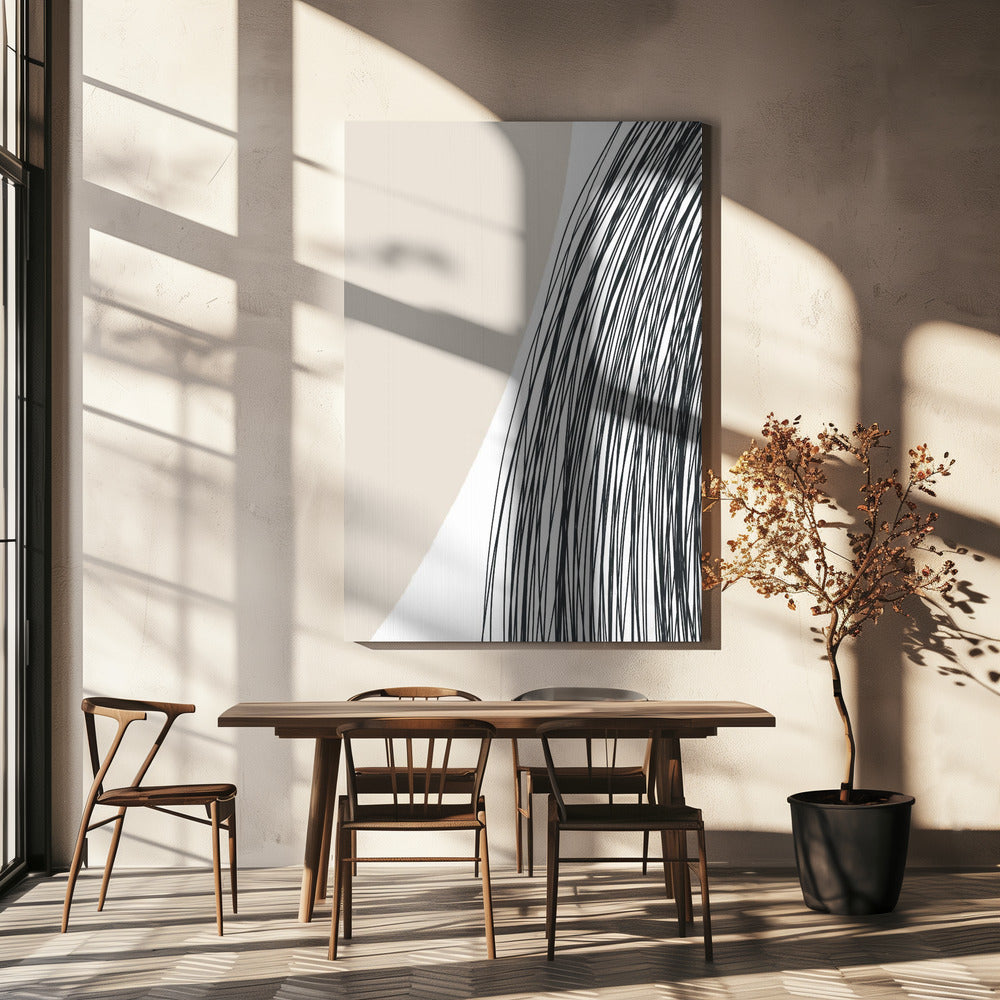 Curved Lines Harmony | Canvas