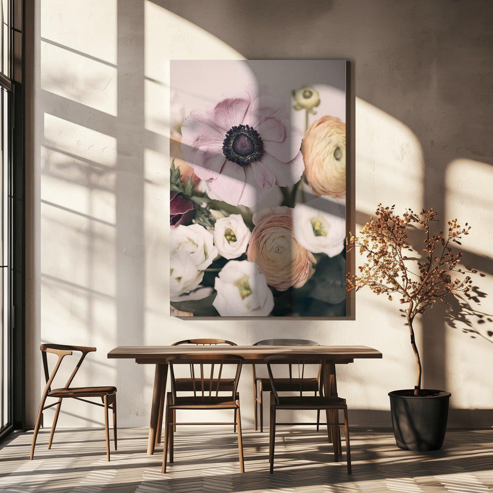 Pastellstrauß | Leinwand