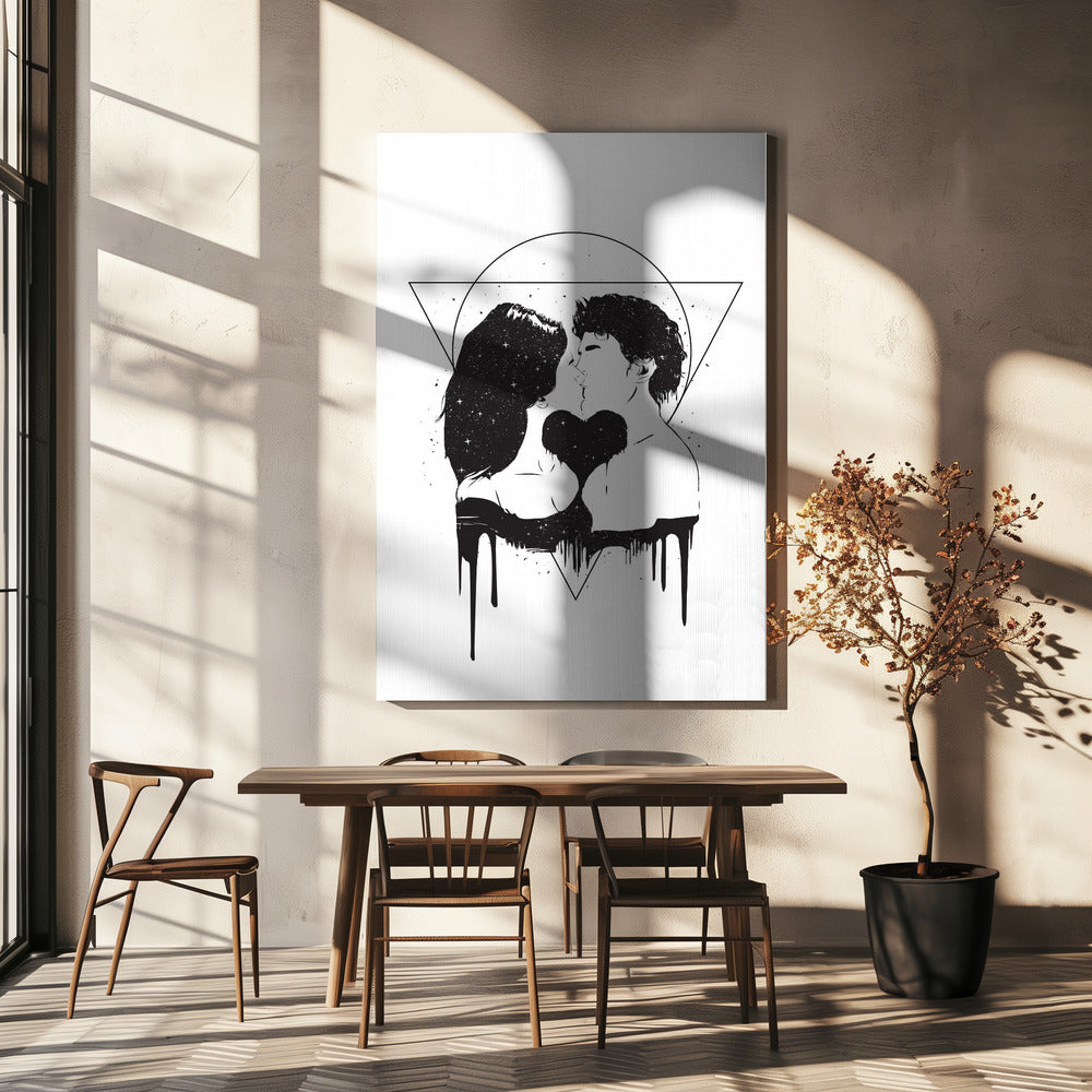 Kosmische Liebe | Leinwand