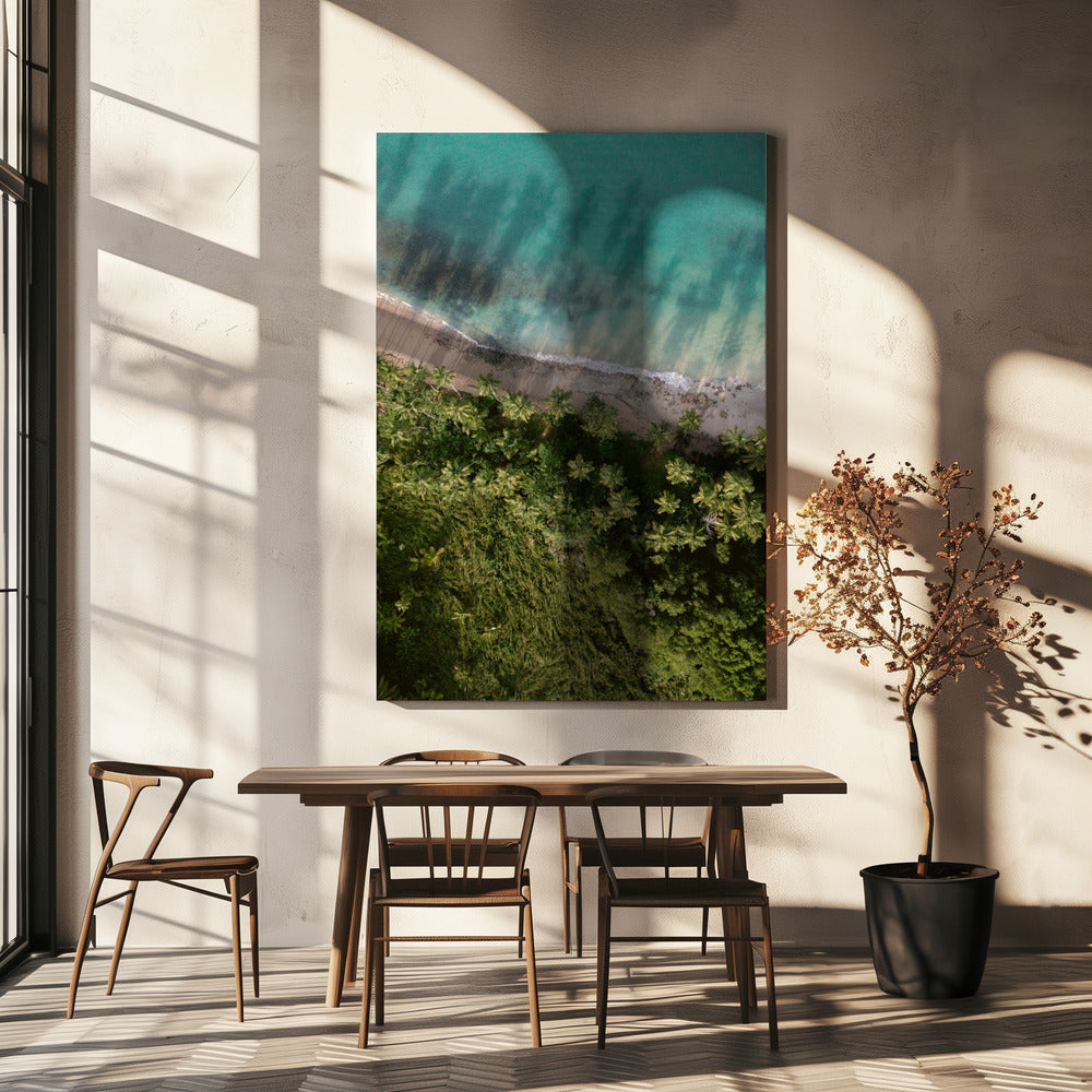 Palm Beach von oben | Leinwand