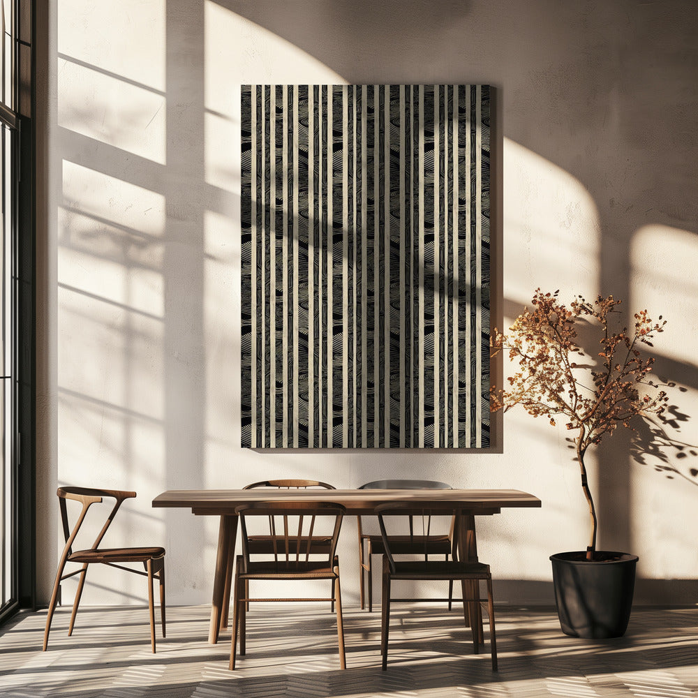 Stripes of Serenity | Canvas