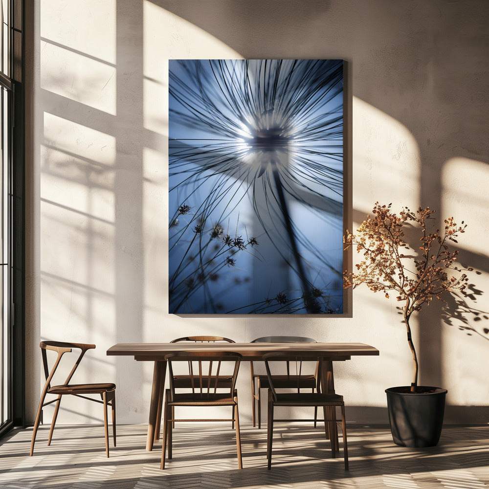 Botanisches Blau | Leinwand