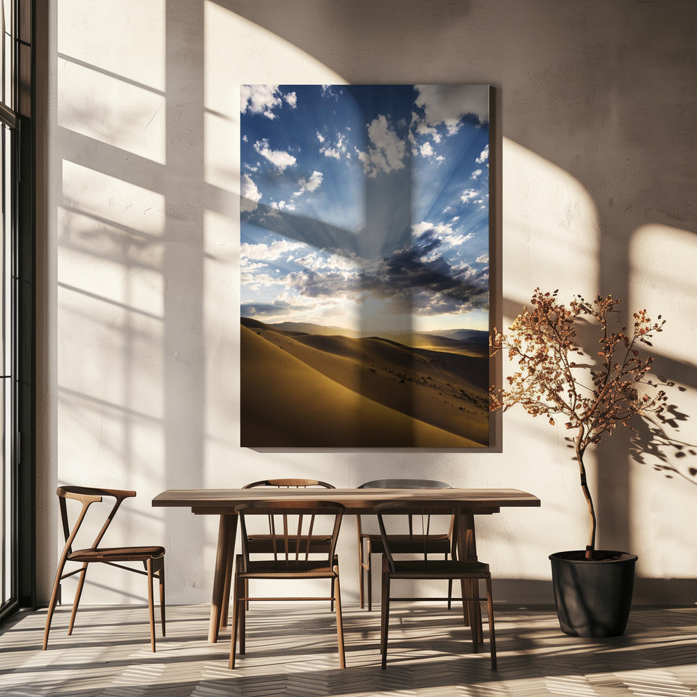 Wüstenstrahlen | Leinwand