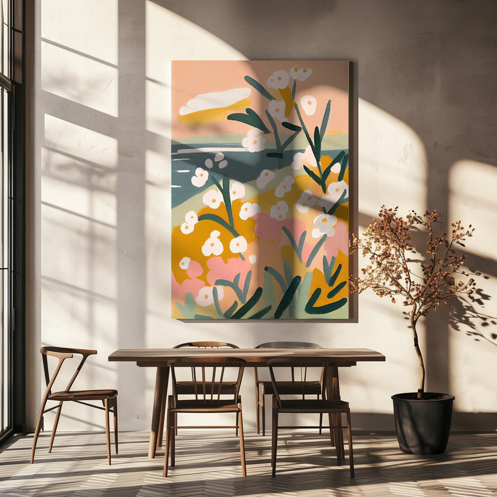 Petals by the Shore | Canvas