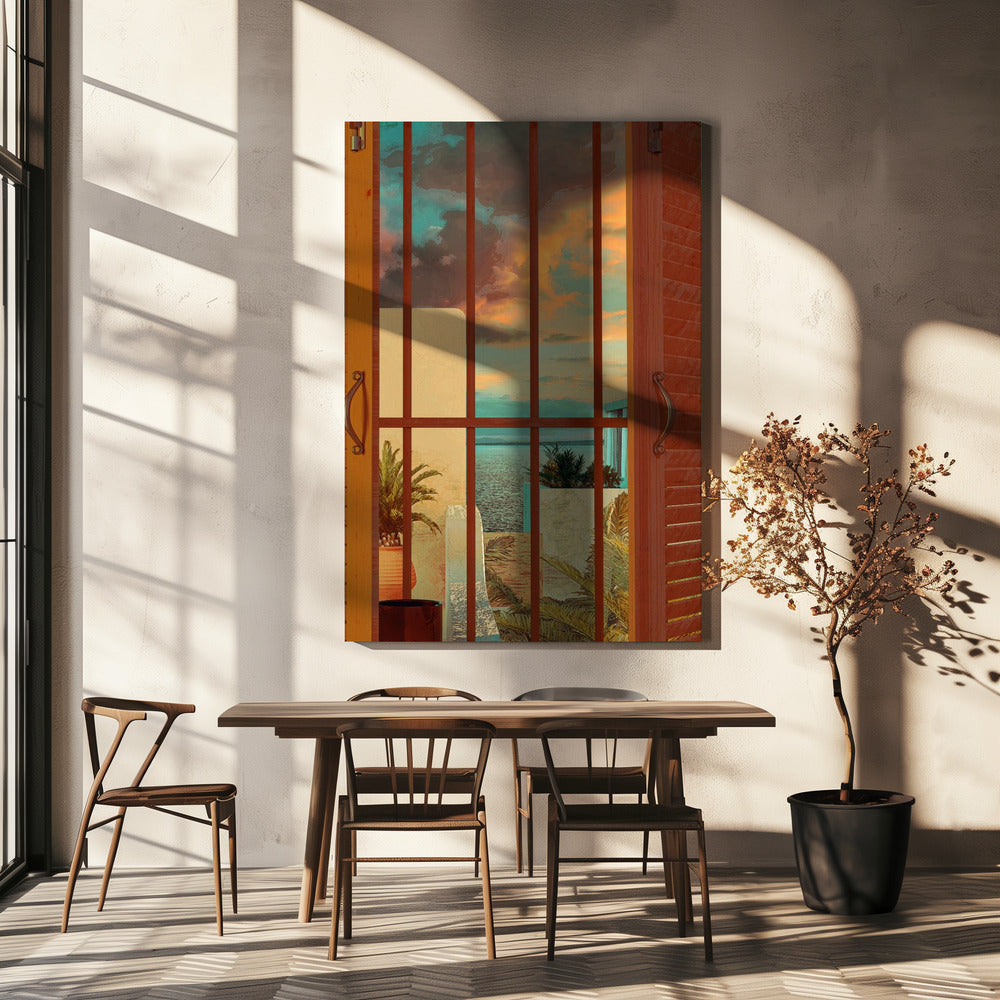 OFFENES FENSTER | Leinwand