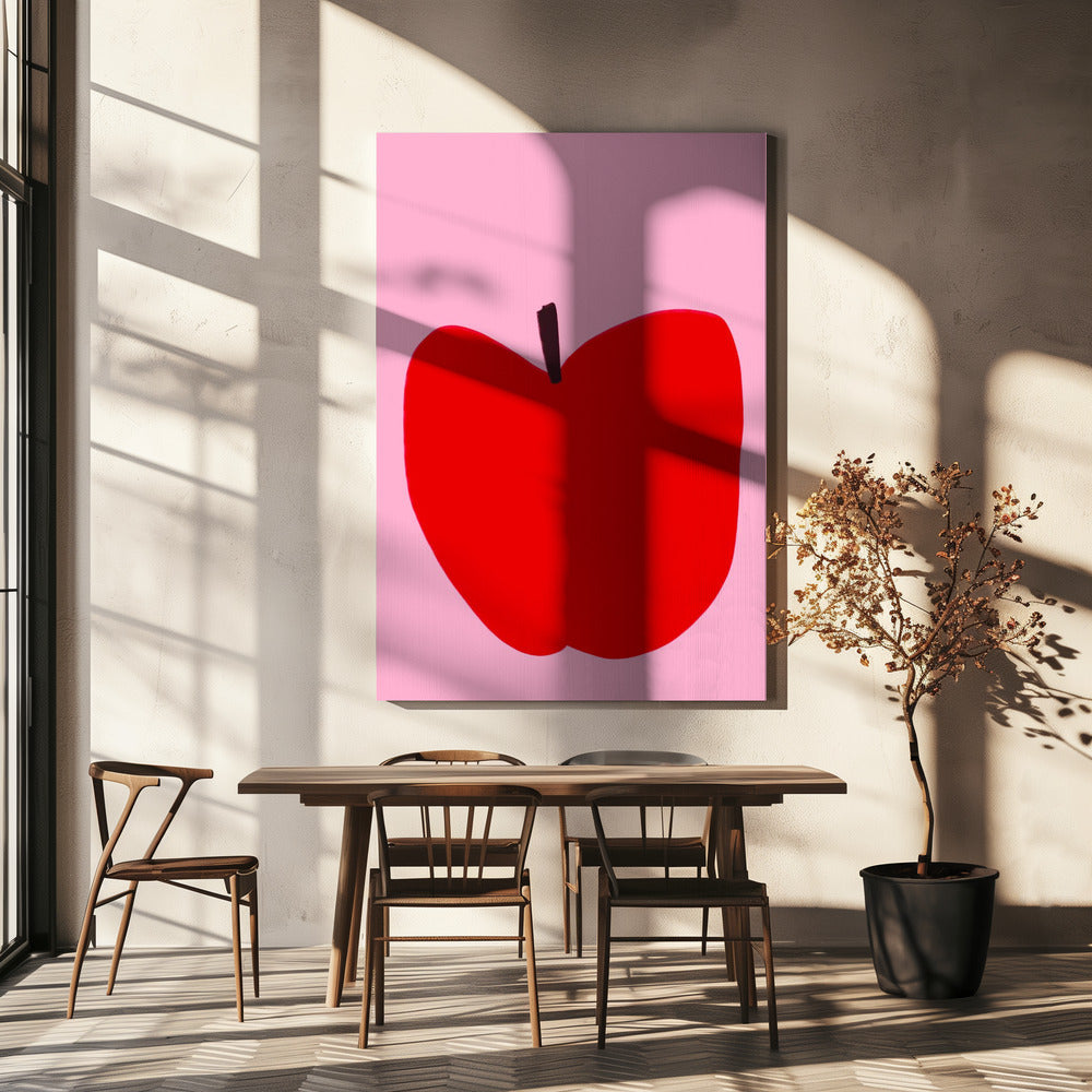Purpurrote Schlichtheit | Leinwand