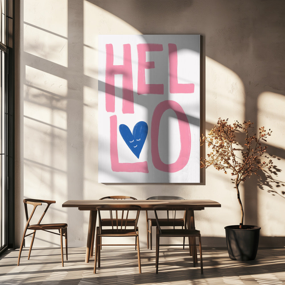 Freundlicher Herzschlag | Leinwand