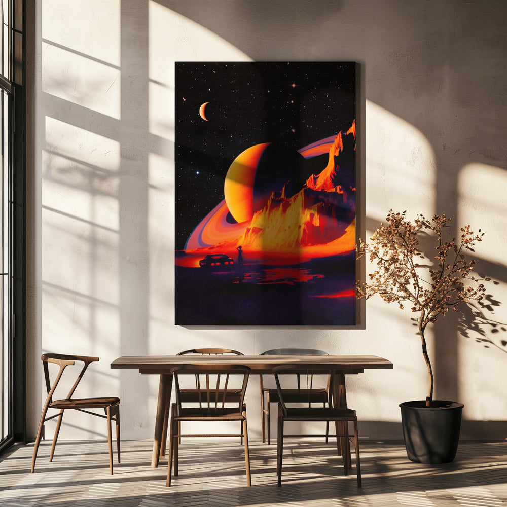 Außerirdische Landschaft | Leinwand