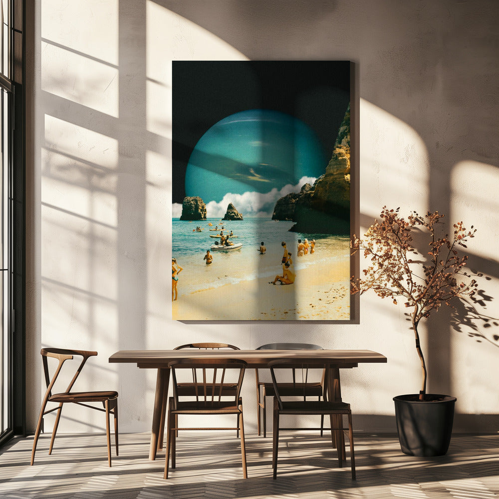 Weltraumstrand | Leinwand