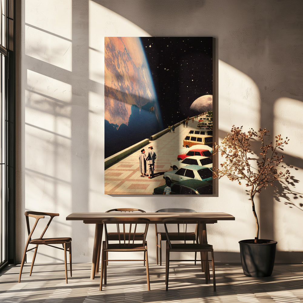 Weltraumpromenade | Leinwand