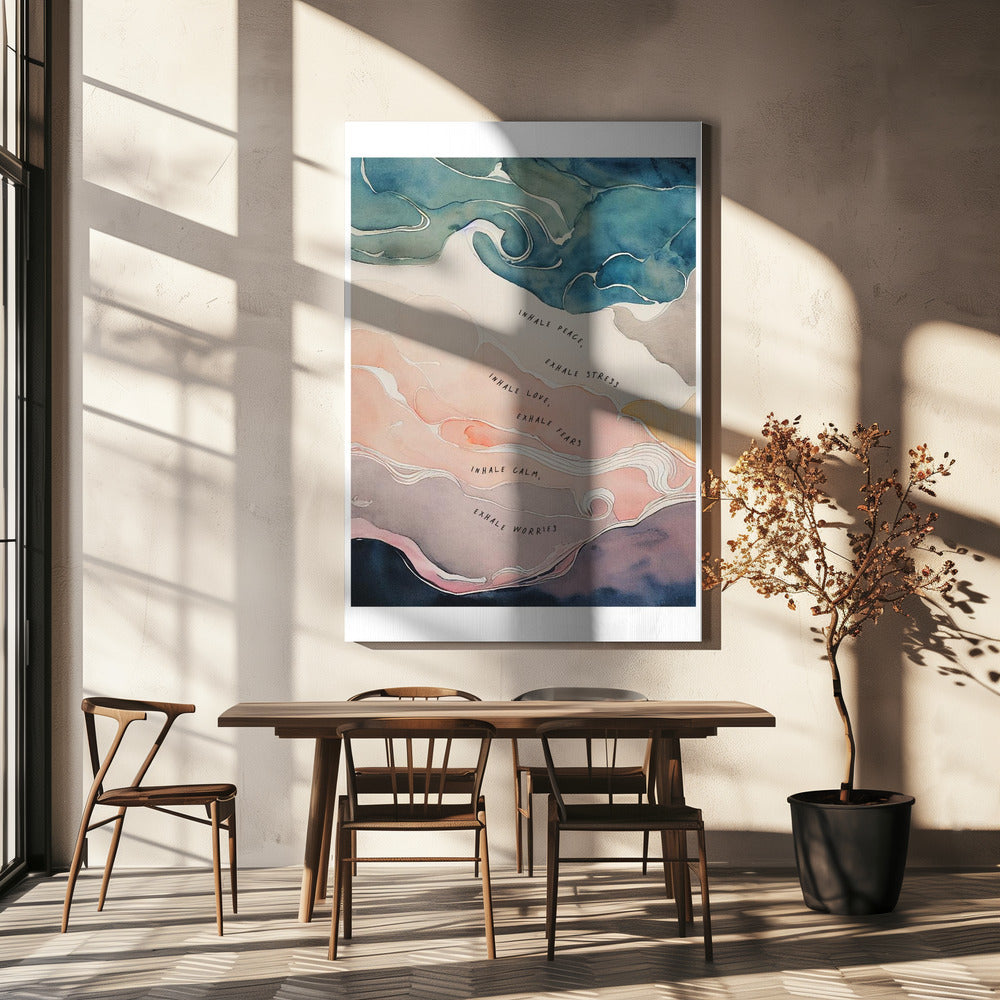 Einatmungssequenz | Leinwand