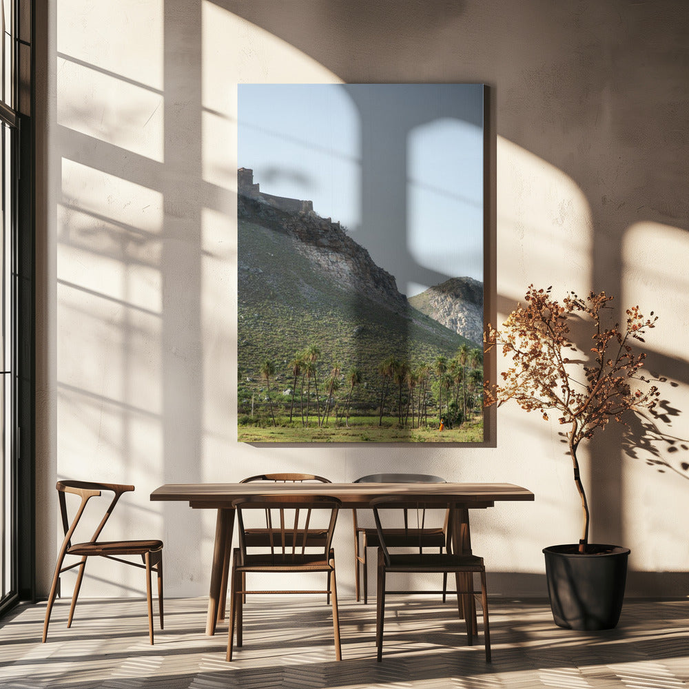 Majestätische Hügelfestung | Leinwand
