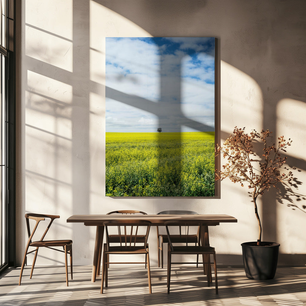 Einsamer Baumhorizont | Leinwand