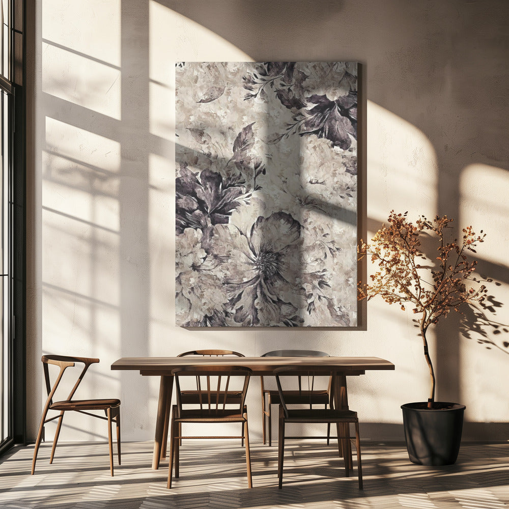 Poster 50x70 Flower01xbl | Leinwand