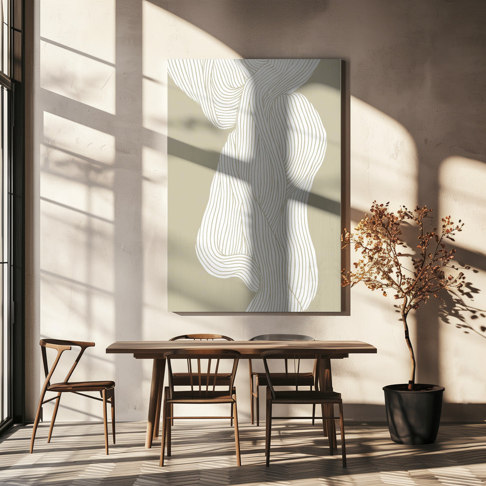 Flowing Lines Ballet | Canvas