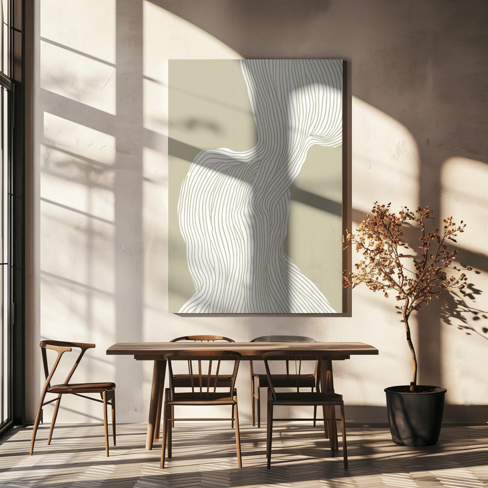 Flowing Linescape | Canvas