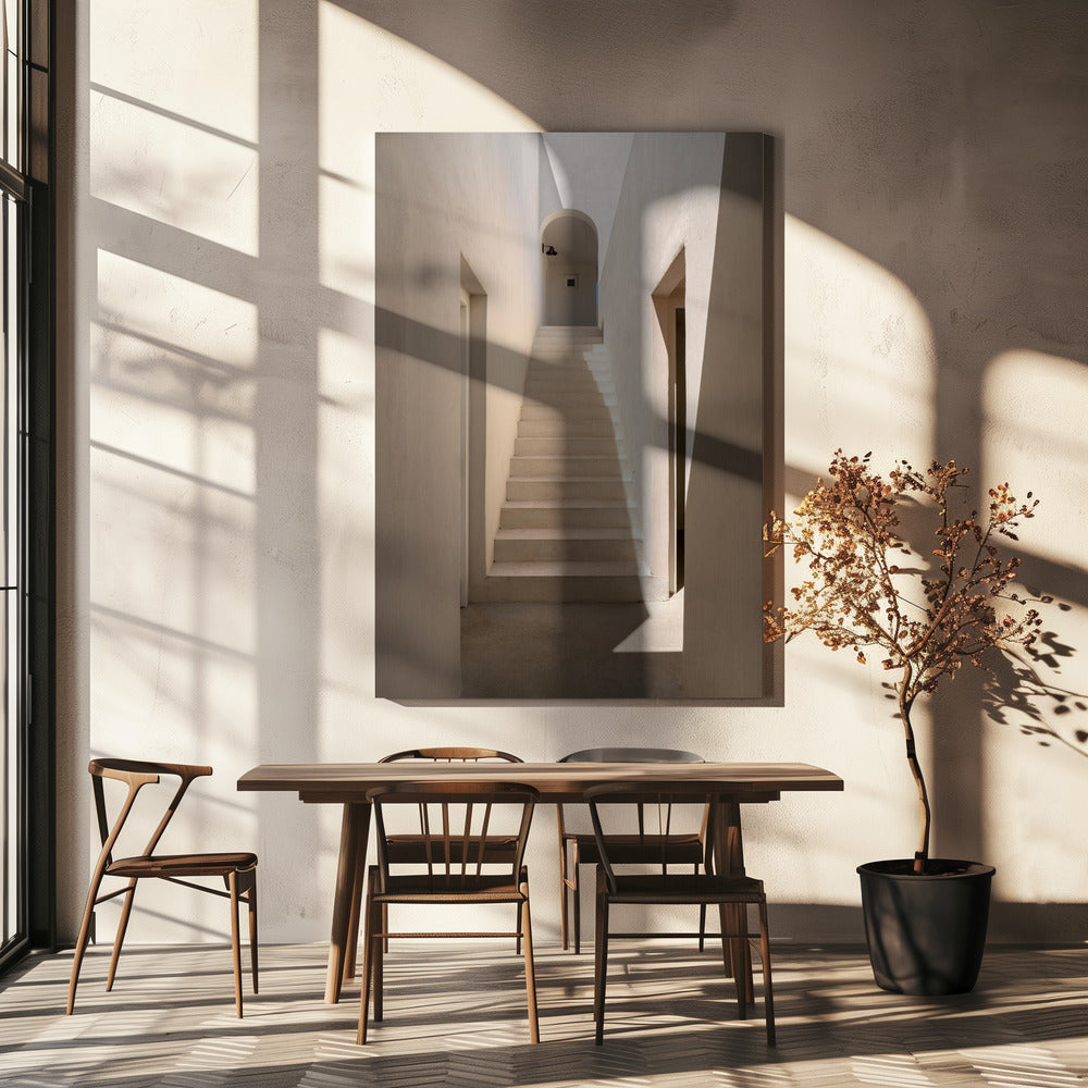 Treppe zum Licht | Leinwand