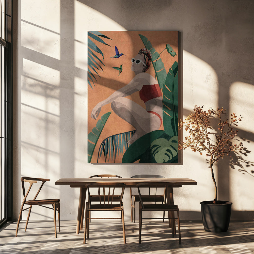 Tropische Tagträume | Leinwand