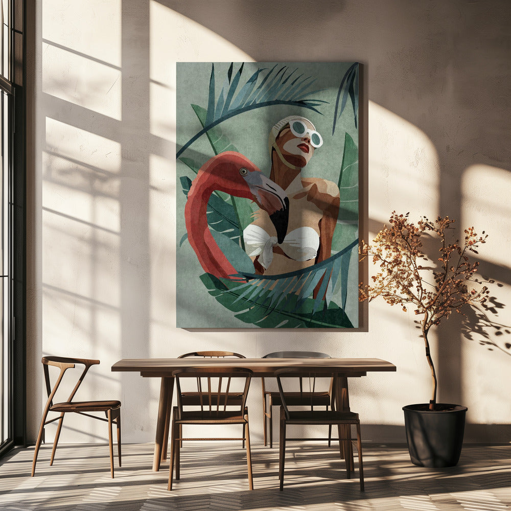 Tropische Eleganz | Leinwand