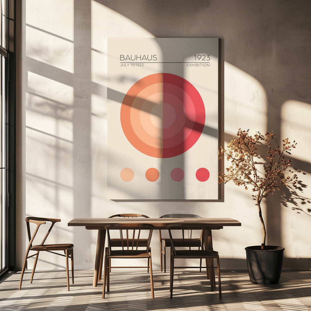Bauhaus Kreise | Leinwand