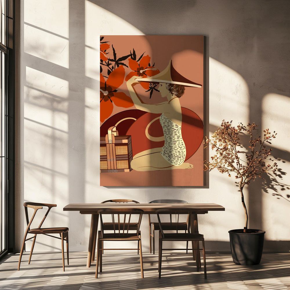 Elegante Reflexion | Leinwand