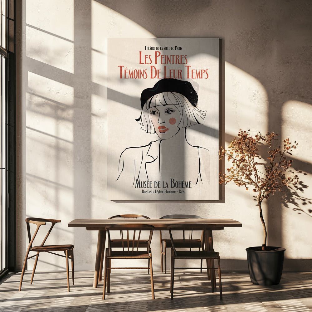 Pariser Muse | Leinwand