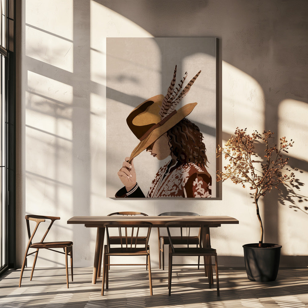 Gefiederte Eleganz | Leinwand