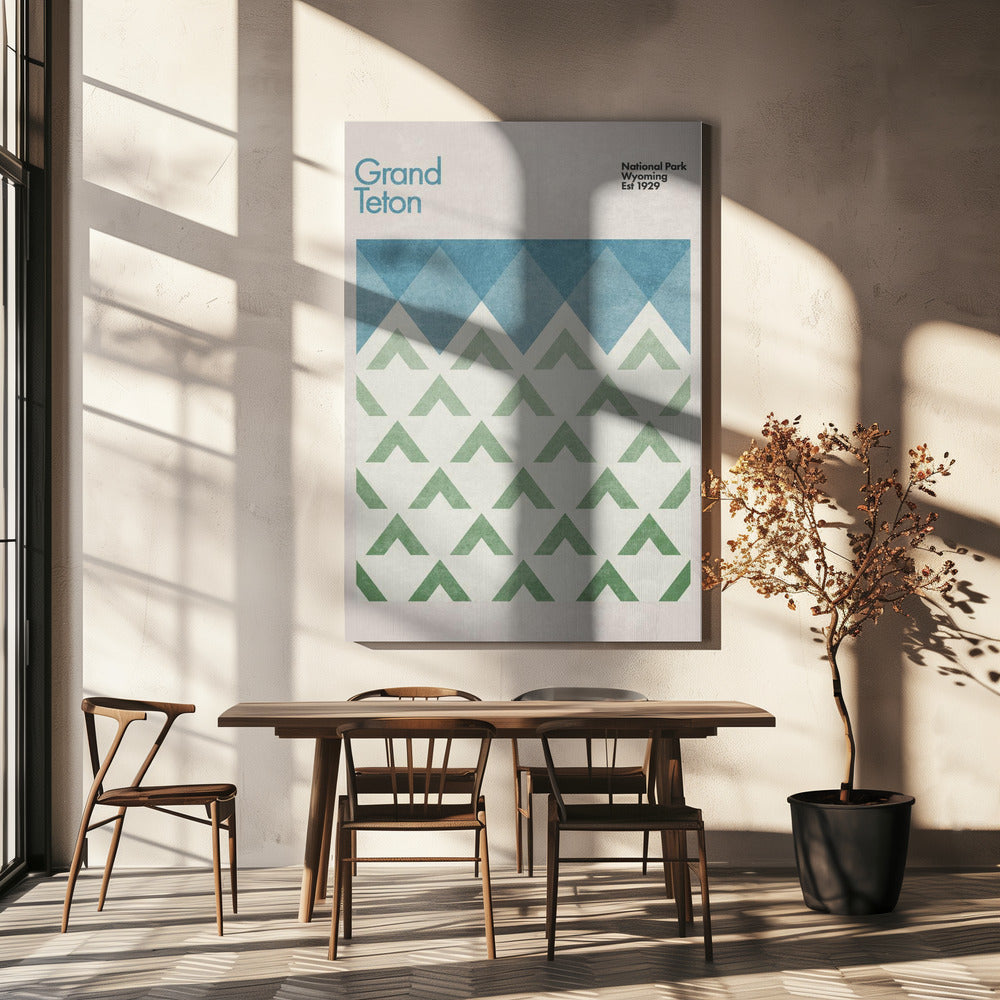Geometrische Spitzen | Leinwand