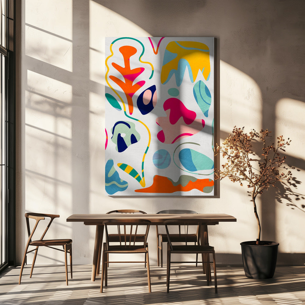 Von Matisse inspirierte Formen | Leinwand