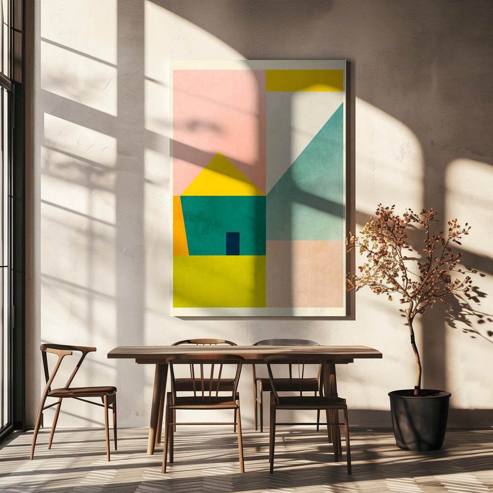 Spaces 3 Haus | Leinwand