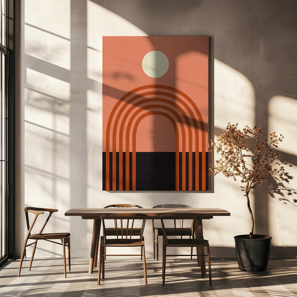 Geo Shapes Herbst 21 Arc | Leinwand