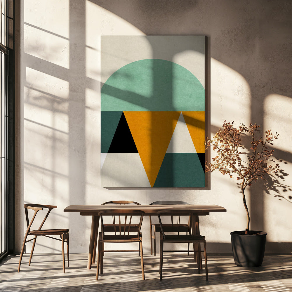 Regenbogen Plus Formen4 | Leinwand