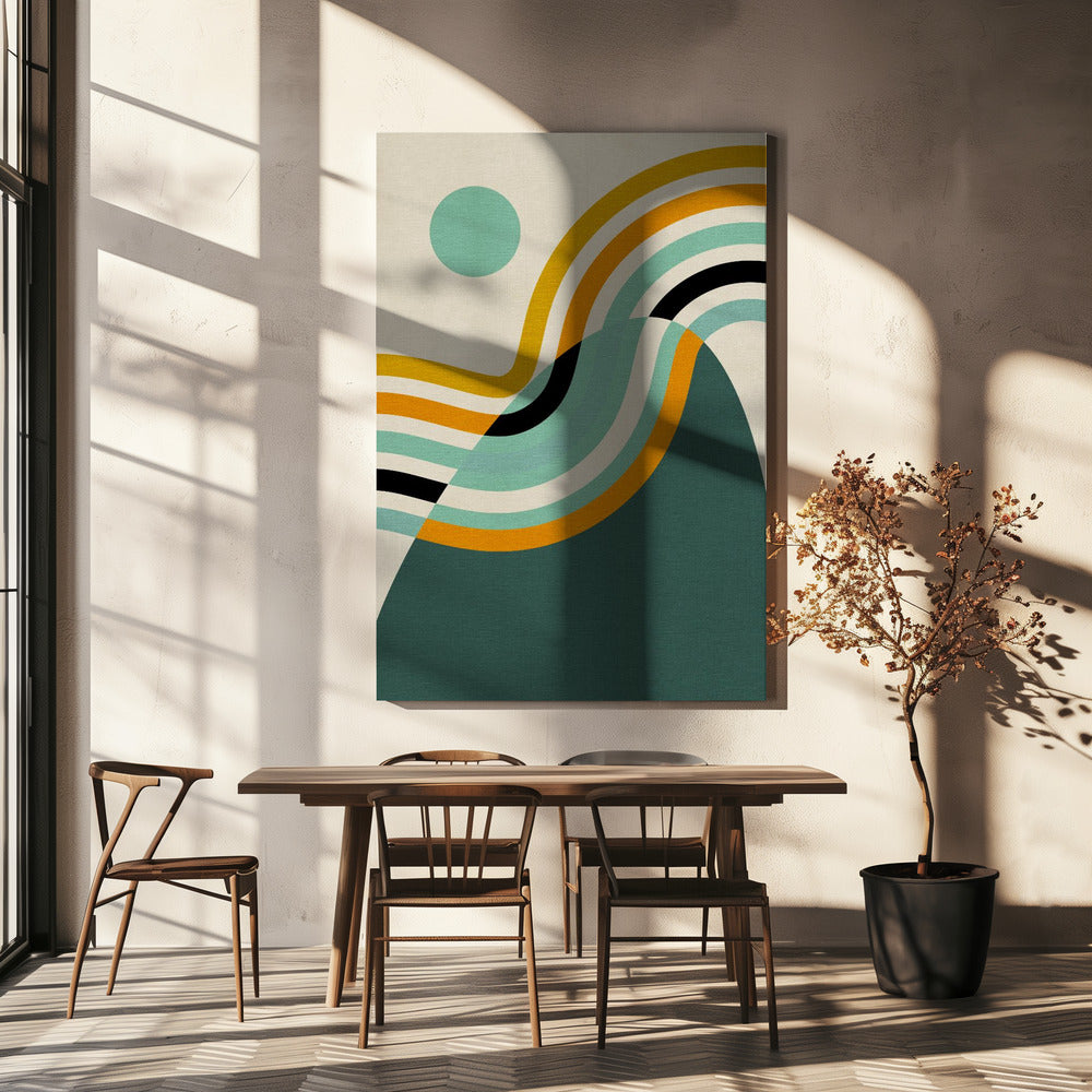 Regenbogen Plus Formen2 | Leinwand