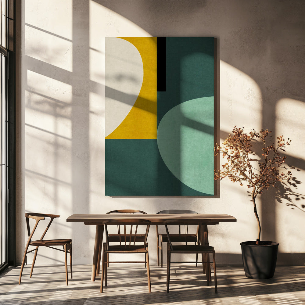 Regenbogen Plus Formen1 | Leinwand