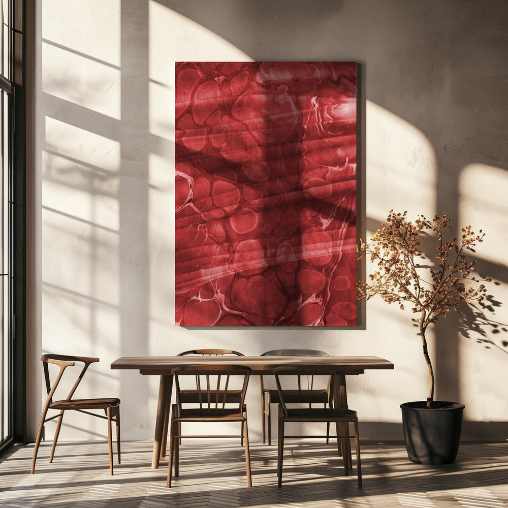 Ebru Rot440 | Leinwand