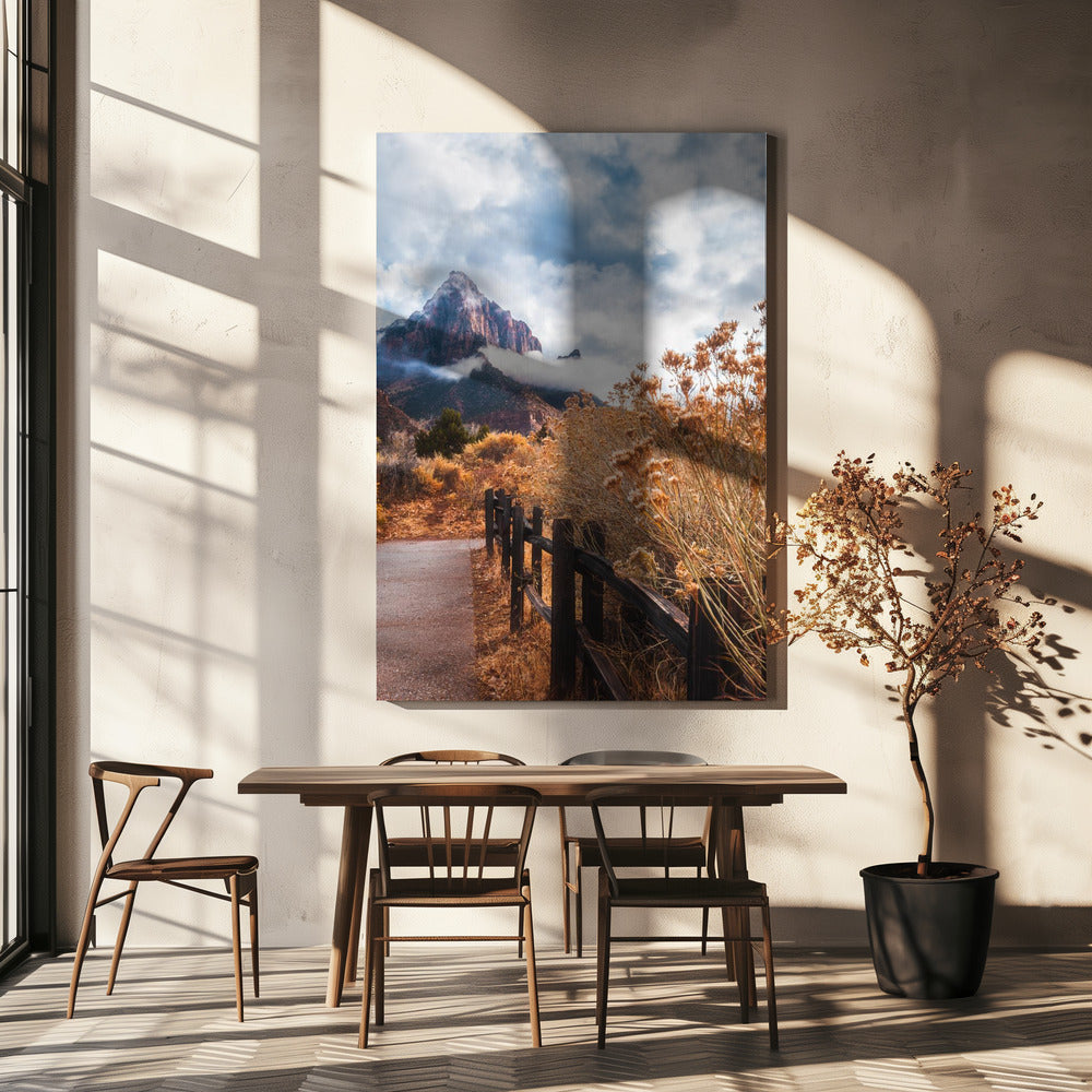 The trail to the rock | Canvas