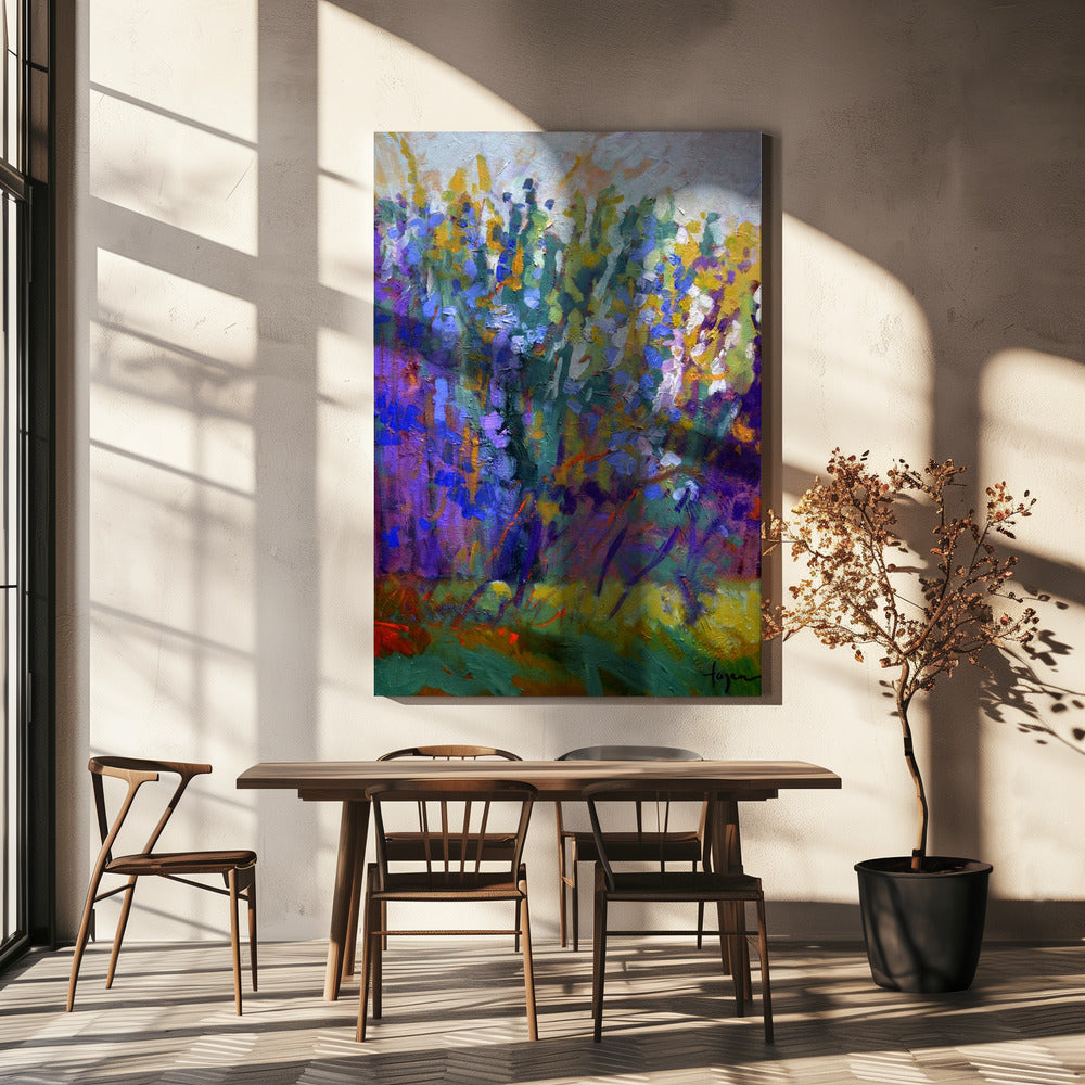 Lebendige Blüten | Leinwand