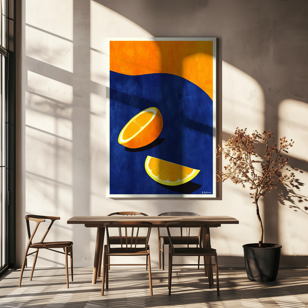 Petit Déjeuner, Deux Oranges | Canvas