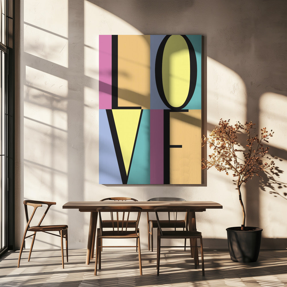 Mutige Liebesbriefe | Leinwand