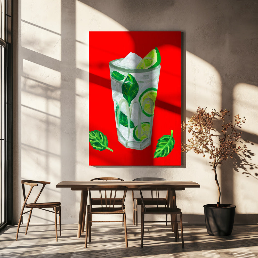 Mojito Extra Minze | Leinwand