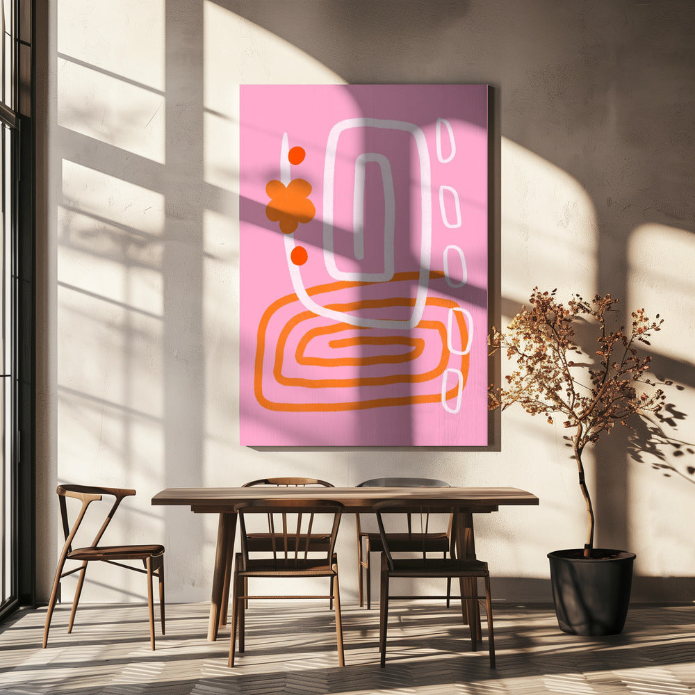 Spiral Bloomscape | Canvas