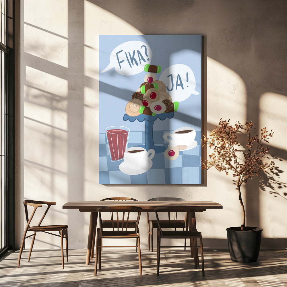 Swedish Fika Delight | Canvas