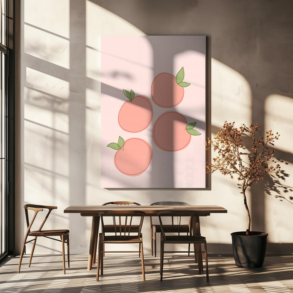 Peachy Quartet | Canvas