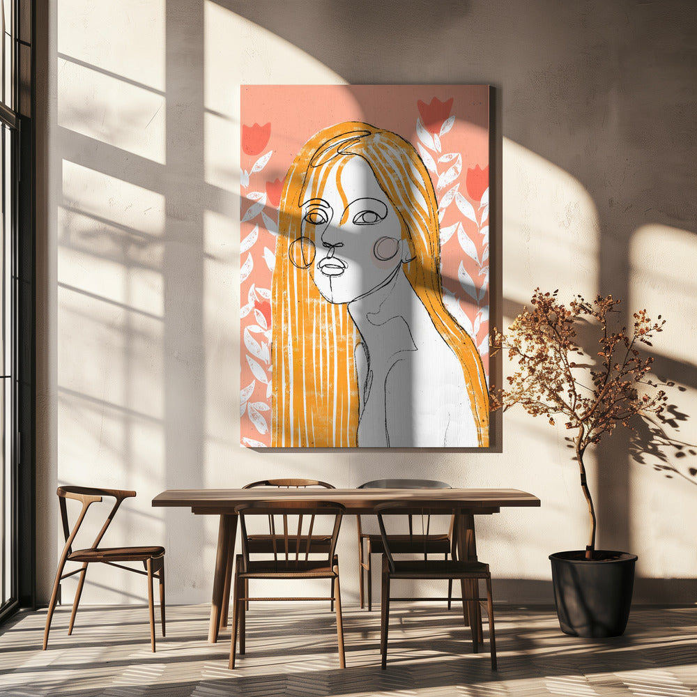 Floral Gaze | Canvas