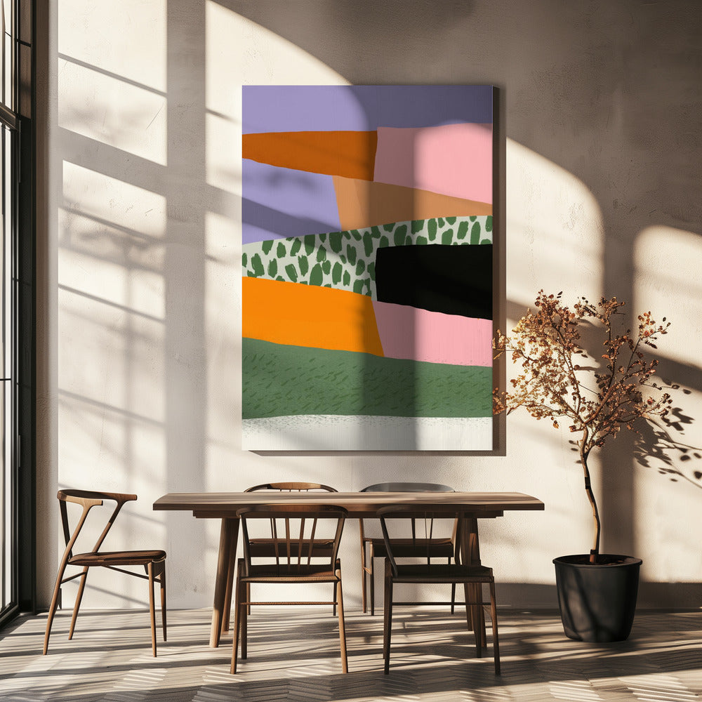 Geschichtete Harmonie | Leinwand