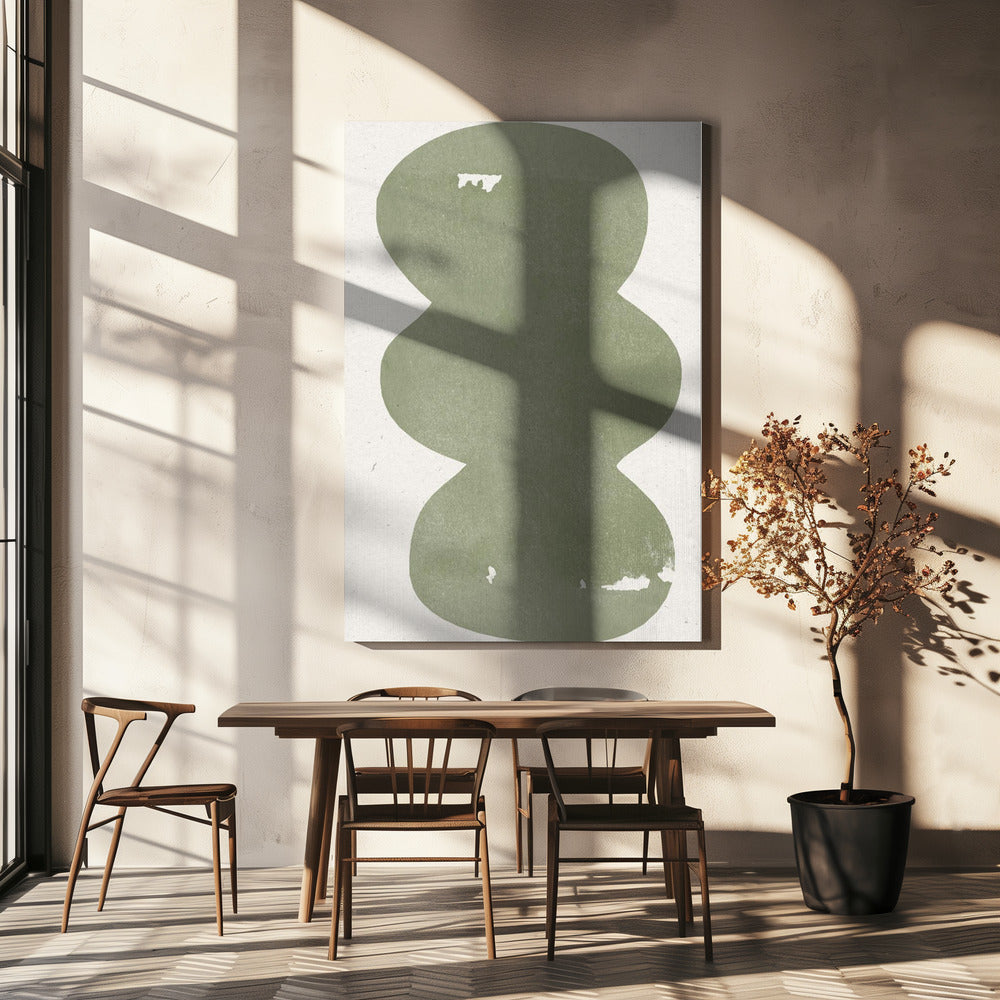 Gebogener Monolith | Leinwand
