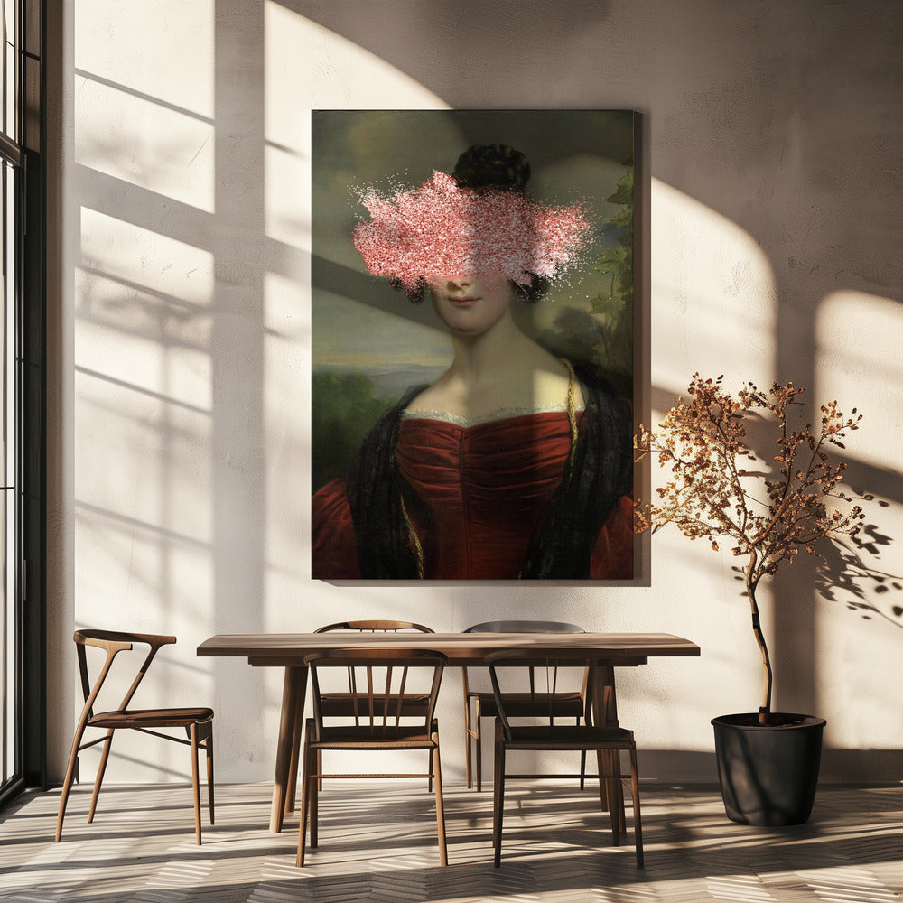 Renaissance Sparkle Splash - Veränderte Kunst | Leinwand