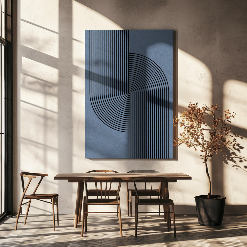 Gebogene Symmetrie | Leinwand